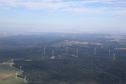 Erhält Zuwachs: Der Windpark Simmerath-Lammersdorf wird um zwei weitere Anlagen erweitert.