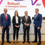 Auf der Jahres-Pressekonferenz konnte der MVV-Vorstand ein positives Fazit des Geschäftsjahrs 2022 ziehen.