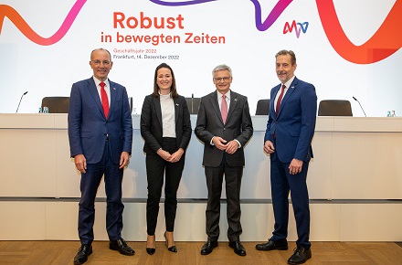 Auf der Jahres-Pressekonferenz konnte der MVV-Vorstand ein positives Fazit des Geschäftsjahrs 2022 ziehen.