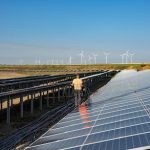 Photovoltaik-Anlage im Rheinischen Revier.