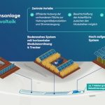 Modell der Agri-PV-Anlage