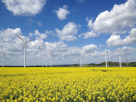 Windpark in Bad Wünneberg im Süden des Landkreises Paderborn.