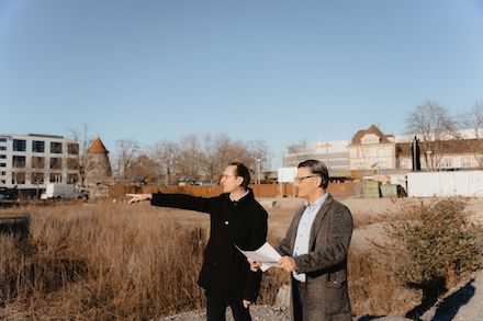 EDS-Geschäftsführer Jean-Claude Schmiedle und Peter Drausnigg