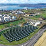 Die neue Solarthermieanlage auf dem Energiefeld Überlingen.