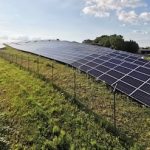 Bürger-Solarpark Kirchardt zwischen Sinsheim und Heilbronn in Baden-Württemberg.