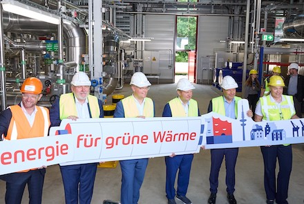 Einweihung der PtH-Analge in Wedel.