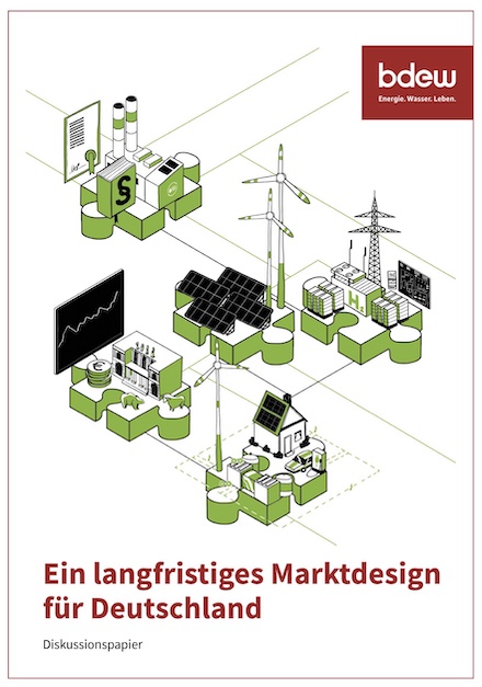 Der BDEW legt das Diskussionspapier „Ein langfristiges Marktdesign für Deutschland“ vor.