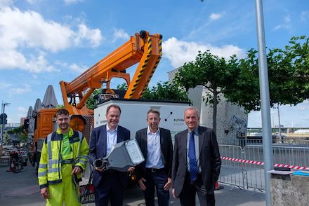 Arbeiten zur Optimierung der Düsseldorfer Altstadt-Beleuchtung haben begonnen.