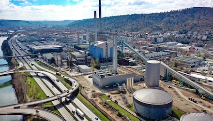 Im Heizkraftwerk Gaisburg erzeugt EnBW Wärme für Stuttgart.