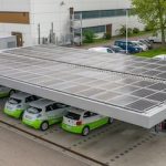 Mit dem Förderprogramm „Parkplatzüberdachung mit Photovoltaik“ unterstützt das Ministerium für Umwelt