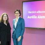 enercity-Aufsichtsratsvorsitzende Anja Ritschel (l.) und Aurélie Alemany