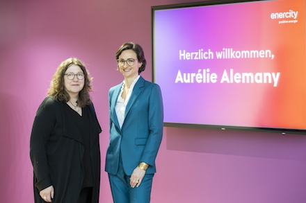 enercity-Aufsichtsratsvorsitzende Anja Ritschel (l.) und Aurélie Alemany