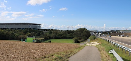 Fotomontage der Energieallee Sinsheim.