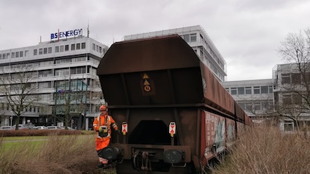 Am 6. Februar 2024 erreichte der letzte Kohlezug das Heizkraftwerk Mitte in Braunschweig.