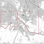 Das rot eingegrenzte Erlaubnisfeld Hemelingen erstreckt sich im Süden von Bremen links und rechts der Weser über die Stadtteile Hemelingen und Obervieland.