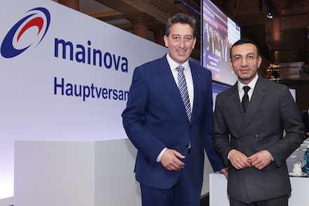 Mainova-Vorstandsvorsitzender Michael Maxelon (l.) und Mainova-Aufsichtsratsvorsitzender