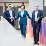 Der neue enercity-Vorstand: CEO Aurélie Alemany mit Professor Marc Hansmann (links) und Dirk Schulte (rechts).