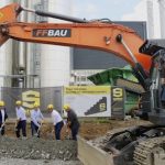 Die Stadtwerke Schwäbisch Hall installieren einen Biomassekessel im Heizkraftwerk Hessental.