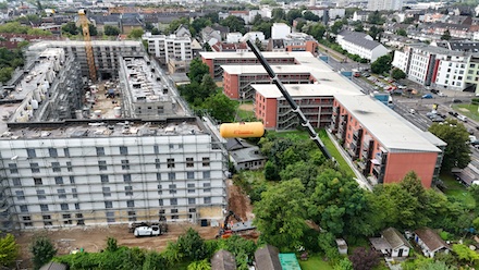 Das Quartier LÜCK nutzt Abwasserwärme