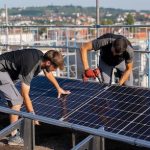 Die Stadtwerke Stuttgart haben auf dem Neubauprojekt Stuttgarter Höfe der Bülow AG eine Photovoltaikanlage installiert.