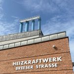 Das Bild zeigt das Heizkraftwerk Bresser Strasse der Stadtwerke Wittenberge.