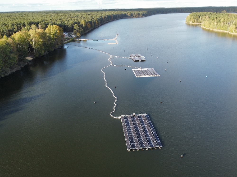 Das Forschungsprojekt „PV2Float" wurde der Öffentlichkeit vorgestellt. Foto: Ecotec Deutschland GmbH